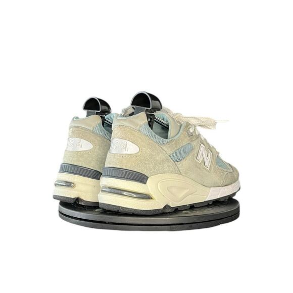 Mens Kith x New Balance 990v2 Made in USA Storm Blue White Size 6 B9 - Picture 4 of 6